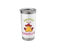 Nacho Average Danielle Personalized Name Funny Taco Stainless Steel Insulated Tumbler