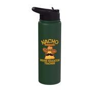 Nacho Average Driver Education Teacher Driver's License Stainless Steel Insulated Water Bottle
