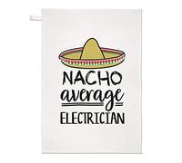 Nacho Average Electrician Tea Towel Dish Cloth