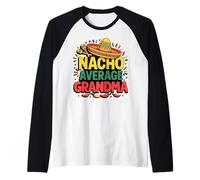 Nacho Average Grandma Cinco De Mayo Mother's Day Mexican Raglan Baseball Tee