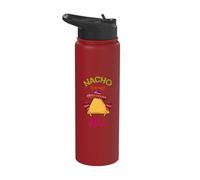 Nacho Average Jill Personalized Name Funny Taco Stainless Steel Insulated Water Bottle
