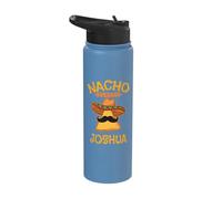 Nacho Average Joshua Personalized Name Funny Taco Stainless Steel Insulated Water Bottle