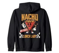 Nacho Average Lunch Lady Funny Cinco De Mayo School Joke Zip Hoodie