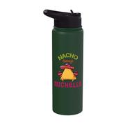 Nacho Average Michelle Personalized Name Funny Taco Stainless Steel Insulated Water Bottle