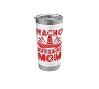 Nacho Average Mom Cinco De Mayo Mexican Sombrero Mexico Stainless Steel Insulated Tumbler