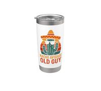 Nacho Average Old Guy Funny Mexican Birthday Retirement Stainless Steel Insulated Tumbler