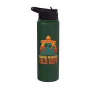 Nacho Average Old Guy Funny Mexican Birthday Retirement Stainless Steel Insulated Water Bottle