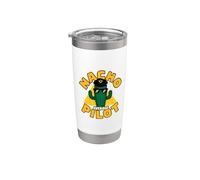 Nacho Average Pilot Funny Pun Joke Saying Slogan Quote Stainless Steel Insulated Tumbler