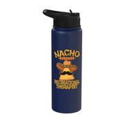 Nacho Average Recreational Therapist Recreation Therapy RT Stainless Steel Insulated Water Bottle
