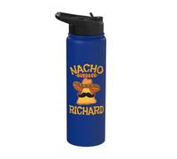 Nacho Average Richard Personalized Name Funny Taco Stainless Steel Insulated Water Bottle
