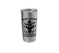 Nacho Average School Counselor Guidance Counseling Stainless Steel Insulated Tumbler