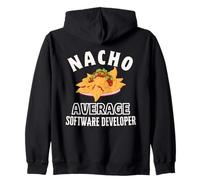 Nacho Average Software Developer Funny Cinco de Mayo Funny Zip Hoodie
