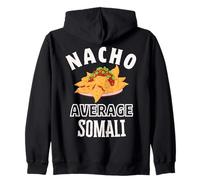 Nacho Average Somali Proud Somalia Culture Cinco de Mayo Zip Hoodie