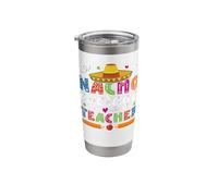 Nacho Average Teacher Let's Fiesta Cinco De Mayo Educators Stainless Steel Insulated Tumbler