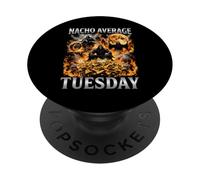 NACHO AVERAGE TUESDAY Bootleg Funny Taco PopSockets Adhesive PopGrip