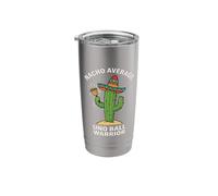 Nacho Average Uno Ball Warrior | Funny Cancer Awareness Stainless Steel Insulated Tumbler