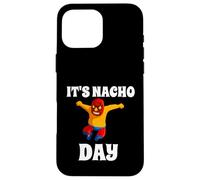 Nacho Day Lucha Libre Masked Wrestling for Cinco de Mayo Case for iPhone 16 Pro Max