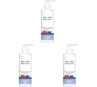 Nacht 10% AHA + 1% BHA Body Lotion - Smooths Rough & Bumpy Skin - Glycolic & Lactic Acid Body Lotion with Niacinamide - 200 Ml (Pack of 3)
