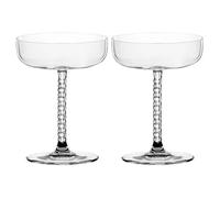 Nachtmann Bossa Nova Set of 2 Cocktail Glasses Crystal Modern Clear UK Tableware