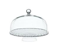 Nachtmann Bossa Nova Tea Time Footed Cake Plate with Dome, Crystal, 0,03 x 0,03 x 0,03 cm