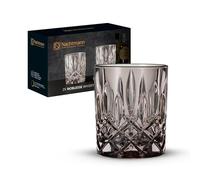 Nachtmann Noblesse Fresh 104242 2-Piece Whisky Tumbler Set, Brown Whisky Glasses, Crystal Glass, 295 ml, Taupe, Noblesse Fresh