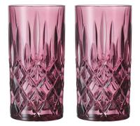 Nachtmann - Noblesse Longdrink Glass 37 cl 2-pack, Berry - Berry