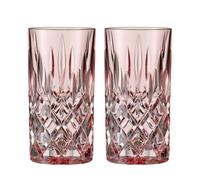 Nachtmann - Noblesse Longdrink Glass 37 cl 2-pack, Rose - Rose