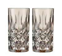 Nachtmann - Noblesse Longdrink Glass 37 cl 2-pack, Taupe - Taupe