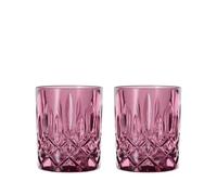 Nachtmann Noblesse Set of 2 Whisky Tumblers Berry