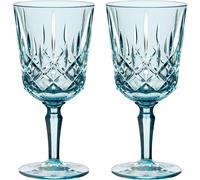 Nachtmann - Noblesse Wine Glass 35 cl 2-pack, Aqua - Aqua