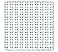 Nachtmann Platter Dancing Stars Bossa Nova, Crystal Glass, 28 cm, Square, 81398