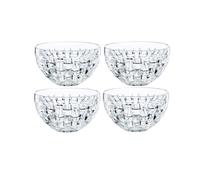 Nachtmann Spiegelau, Bossa Nova 101322 Set of 4 Dip Bowls Round Diameter 9.8 cm Crystal Glass