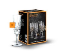 Nachtmann Spiegelau Noblesse Z109580 Champagne Glasses Set of 4 Glass Capacity Approx. ml Transparent