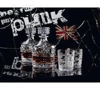 Nachtmann Whisky Set with Decanter and 2 Glasses, Crystal, 750 ml/344 ml, Punk, 99501