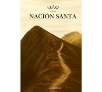 NACIÓN SANTA: Diario Cristiano de Reflexión y Oración: Cuaderno de Tapa Dura con 120 Páginas Rayadas | Diario Espiritual para Mujeres y Hombres | Versículo 1 Pedro 2:9 en la Contraportada