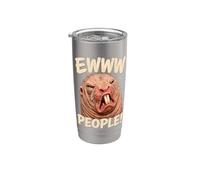 Nacktmull Ich Hasse Menschen Igitt Bäähhh Menschen Gross Advice Stainless Steel Insulated Tumbler