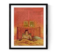 Nacnic Amélie Framed Poster A3 Film Image Heavy Duty Inks With Frame