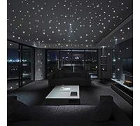 Nacnic Glow in The Dark Wall Stickers | 407 Vinyl Decorative Pieces | Circular Fluorescent Stickers | Bright Circles Wall Stickers | Decor for Room, Walls for Childrens and Adults