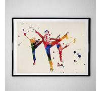 Nacnic Print for framing West Side Story decorative wall sheets. Watercolor style sheets. Laminae to frame pictures of movies. creative gift for your friend 250 grams paper