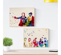 Nacnic - Pulp Fiction & Trainspotting Watercolour 2 Sheets - Modern Cinema Decorative Poster - Wall Art for Living Room, Bedroom, Bedroom