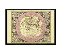 Nacnic Sheets with ancient astronomical map. Star Chart Poster A3 size