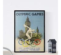 Nacnic Vintage Poster Vintage poster London Classic Games. A3 size
