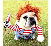NACOCO Dog Awful Costume Pet Halloween Clothes Cat Cosplay Party Suit Funny Dog Costume Small to Large Dogs(XL)