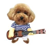NACOCO Pet Guitar Costume Dog Costumes Cat Halloween Christmas Cosplay Party Funny Outfit Clothes (XL)