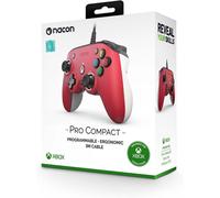 NACON PRO COMPACT PROGRAMMABLE WIRED CONTROLLER FOR XBOX X - RED