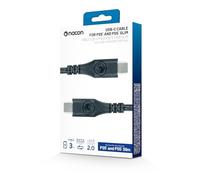 Nacon USB-C/USB-C 2.0 cable for charging and data transfer. Length 3m.