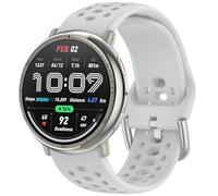 Nacorulu Compatible with Amazfit Active 2 Bands, 20mm Width Silicone Replacement Strap for Amazfit Active/Active 2S/GTS 4 mini/GTR Mini/Bip 3 Pro Smartwatch (Grey)