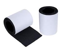 NACTECH Felt Pads 2 Rolls Furniture Pad Felt Strip Roll Self Adhesive Felt Heavy Duty Floor Protector Chair Leg Table Sofa 100 x 10cm x4mm Black
