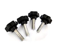 NACX M12 x 40mm 4Pcs Machine Screw Knobs, 4 Pack