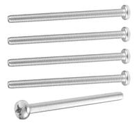 NACX M6 x 90mm Machine Screws, Pan Phillips Cross Head Screws, 304 Stainless Steel Fasteners Bolts, 10Pcs